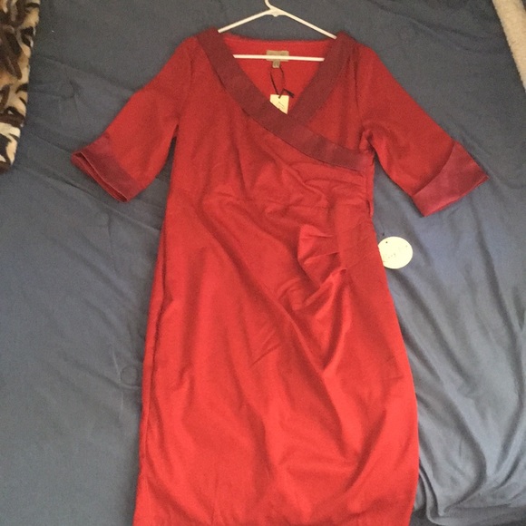 Red Lindy Bop Evadine Dress - Picture 2 of 3